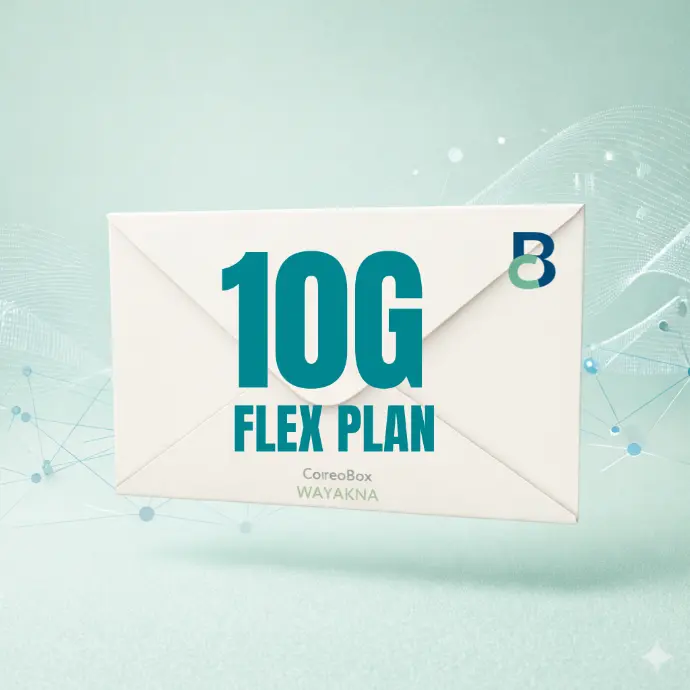 [CBFLEX10GM] CorreoBox Flex Plan 10G (Mensual)
