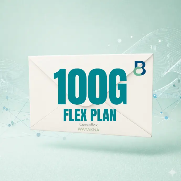 [CBFLEX100GM] CorreoBox Flex Plan 100G (Mensual)