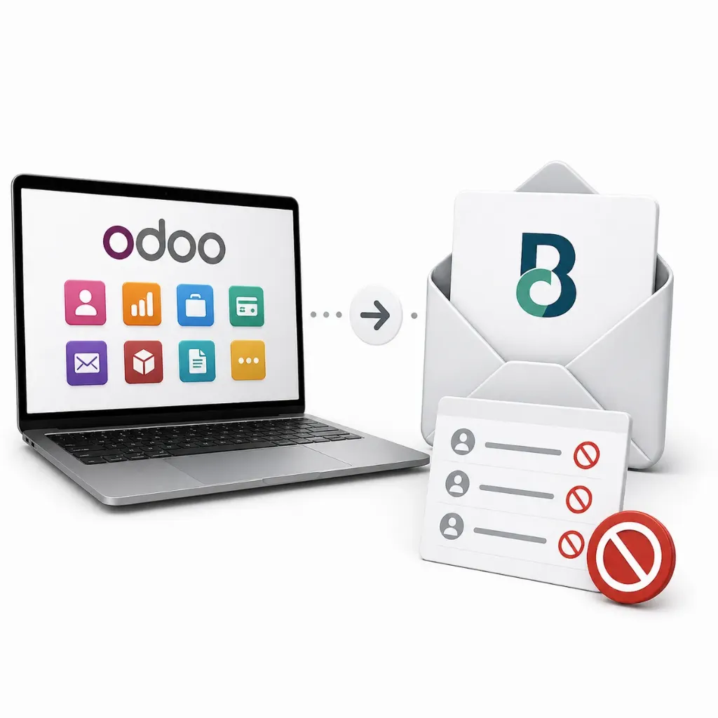 [BNCCBBLACKLISTM] CorreoBox email blacklist automation connector for Odoo (Monatlich)